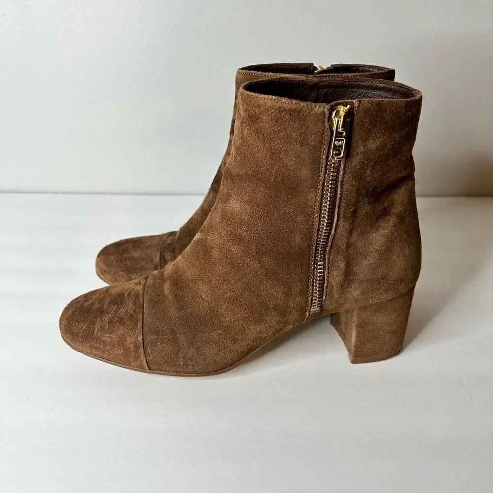 J.Crew Suede Side Zip Booties - Picture 2 of 7